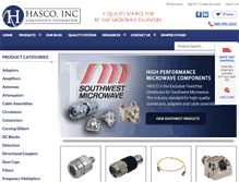 Tablet Screenshot of hasco-inc.com